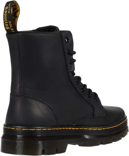 Vista 2 de Dr. Martens - Botas modernas unisex con cordones para adultos, negro (Black Wyoming)