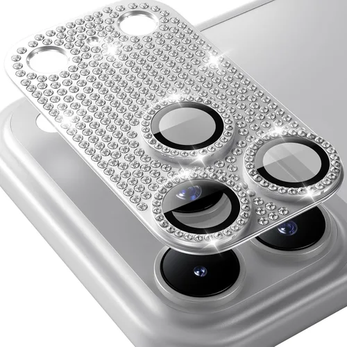 Vista 9 de Hoerrye para iPhone 16 Pro Max/iPhone 16 Pro Protector de Lente de Cámara - [1:1 Mantiene el Diseño Original de la Lente y 10X a prueba de roturas]