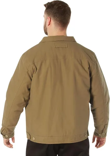Vista 2 de Rothco Chaqueta de 3 estaciones Hidden Carry 20739 Color marrón coyote, talla 2XL