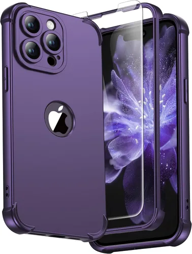 Vista 51 de ORETECH Funda para iPhone 11, con [2 protectores de pantalla de vidrio templado] [prueba de caídas de grado militar de 10 pies]