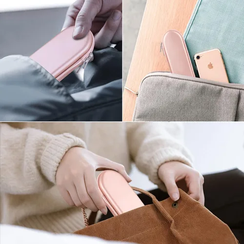 Vista 8 de TITACUTE iPencil - Funda de transporte compatible con Apple Pencil de 2ª generación para iPad Pro, funda con doble cremallera, funda protectora