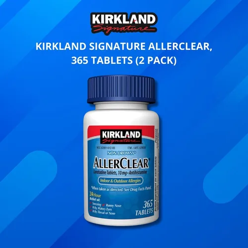 Vista 2 de Kirkland Signature AllerClear, 365 tabletas (paquete de 2)