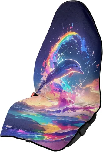 Vista 12 de Fundas de Asiento de Coche con Diseño de Sudadera de Girasol y Bandera Estadounidense para Coche, Camión, SUVs, Protector de Asiento Impermeable