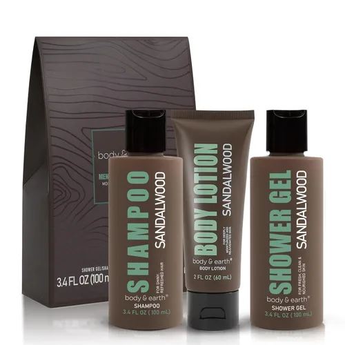 Vista 9 de Body & Earth Regalos para hombre, 3 cestas de regalo con aroma fresco del océano para hombres, regalos de cumpleaños, regalos de Navidad para hombres