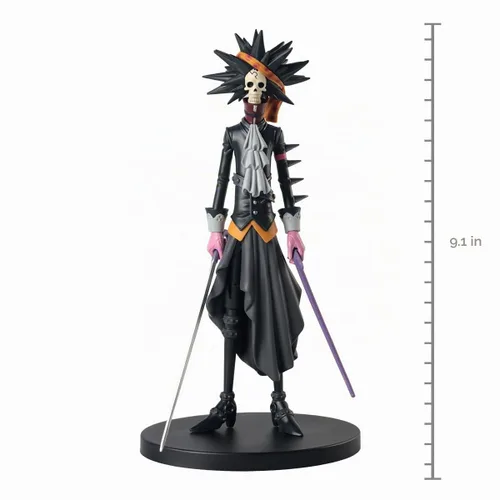 Vista 3 de Banpresto – Brook One Piece Film Red Figura – Dxf Grandline Men Vol.9 7.5 in Multicolor BP19181