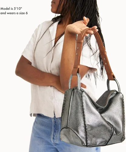 Vista 6 de The Sak Los Feliz Bolso Hobo - Bolso grande de cuero de primera calidad para mujer para todos los días y viajes - Bolso duradero con bolsillo