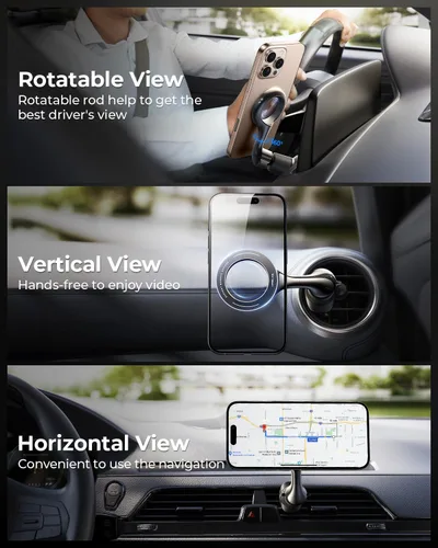 Vista 7 de Soporte magnético para teléfono MagSafe para automóvil