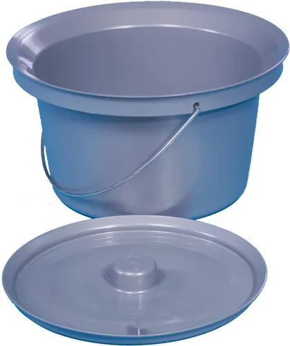 Vista 2 de IPU VL OF9250 MS Silla de ducha con ruedas de tamaño medio (ancho), capacidad de 350 libras (azul)