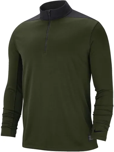 Vista 3 de Nike - Camiseta de golf para hombre, cuello con cierre de media cremallera, ajuste seco