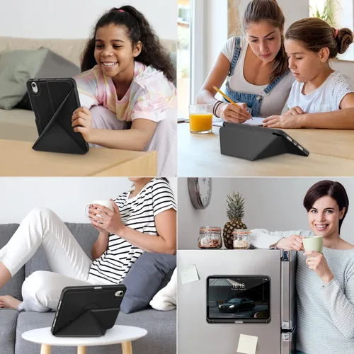 Vista 7 de DTTO Funda para iPad mini 7 (A17 Pro) 2024 / iPad mini 6 2021 de 8.3 pulgadas con soporte para lápiz, cubierta magnética de pie multiángulo