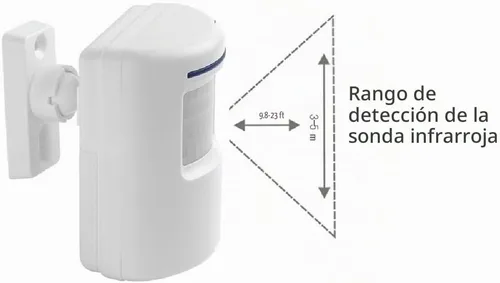 Vista 4 de Timbre de puerta con sensor de movimiento para negocios, kit de timbre para exteriores, alerta de entrada inalámbrica: Timbre de sensor