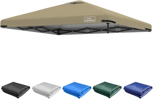 Vista 27 de KAMPKEEPER Cubierta de Repuesto Superior para Carpa Toldo Emergente con Ventilación de Aire y Correa Elástica Ajustable, Poliéster Resistente a Azul