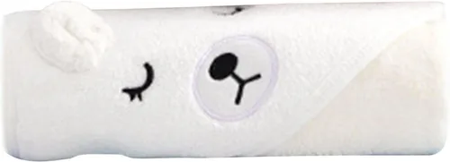 Vista 6 de Toalla con capucha para bebé, toalla de baño con capucha, toalla de baño con capucha de algodón para bebé, toalla de algodón con capucha de forro