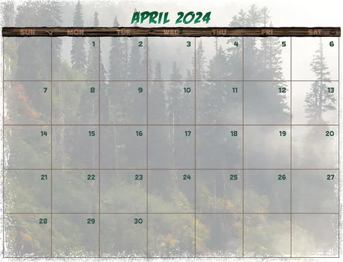 Vista 5 de Calendario Bigfoot 2024 – Calendario de pared de 12 meses – 11 x 19 pulgadas abierto – Ideal para la oficina o cabina – Regalo divertido