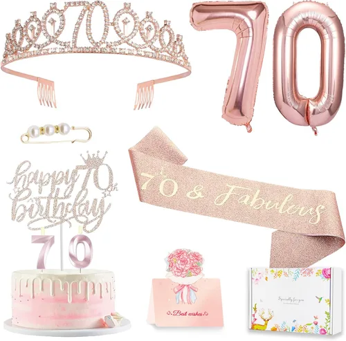 Vista 16 de Decoraciones de cumpleaños número 10 para niña, juego de velas con forma de corona 10º