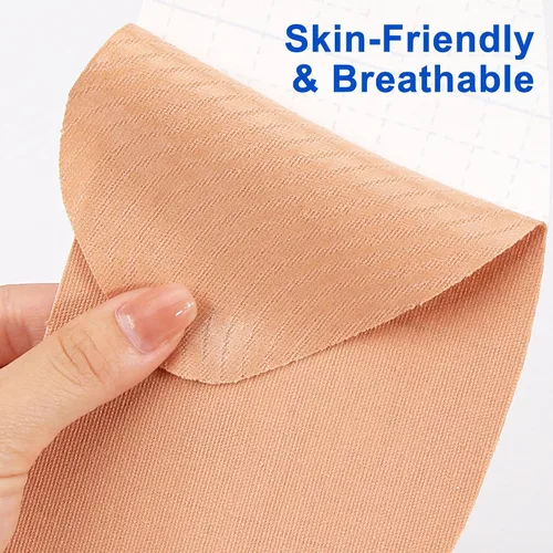 Vista 4 de Parches antirozaduras para muslos, 10 unidades, cintas de fricción para muslos, almohadillas para prevenir rozaduras, para mujeres y niñas, tono