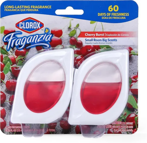 Vista 17 de Clorox Fraganzia - Ambientador para habitaciones pequeñas, manzana y canela, despegar y colocar, sin enchufe, sin batería, para armarios