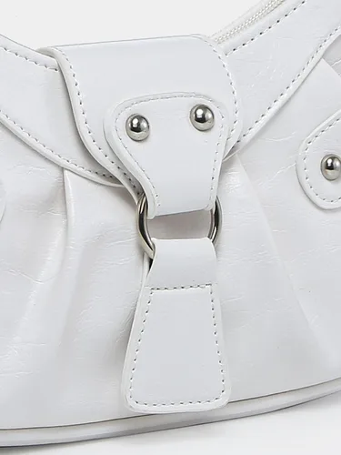 Vista 3 de Verdusa Bolso de mano plisado para mujer, bolso de mano de piel sintética