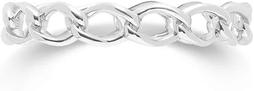 Vista 2 de MILLA Dainty Rings For Women - Gold Stacking Rings or Silver Stackable Rings - Open Circle Rings Chain Rings for Women