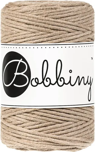 Vista 32 de Bobbiny Cordón de macramé de una sola capa para bebé de 0.069 pulgadas (100% algodón reciclado)