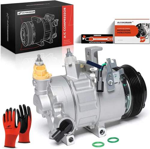 Vista 10 de A-Premium Compresor A/C con embrague compatible con Ford Mustang 5.0L 2018-2021