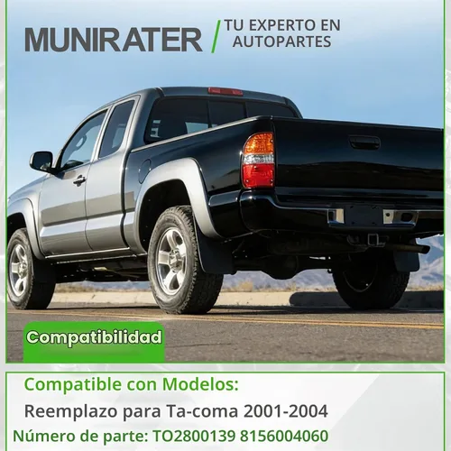 Vista 6 de munirater Repuesto de luz trasera trasera izquierda para T-acoma 2001 2002 2003 2004 luz trasera lado del conductor