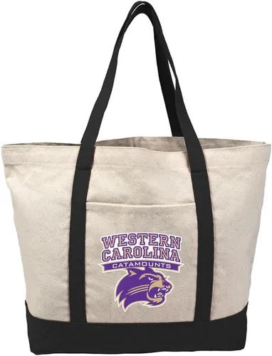 Vista 9 de Campus Lab Bolsa de lona con logotipo primario colegiado con bolsillo externo, bolsa de hombro reutilizable para ir de compras, playa Águilas A&m
