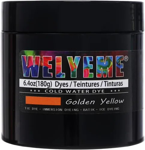 Vista 10 de Polvo de tinte para agua fría, surtido de 8 colores, 7/2-oz. frascos a granel, para teñido anudado, batik, teñido con hielo