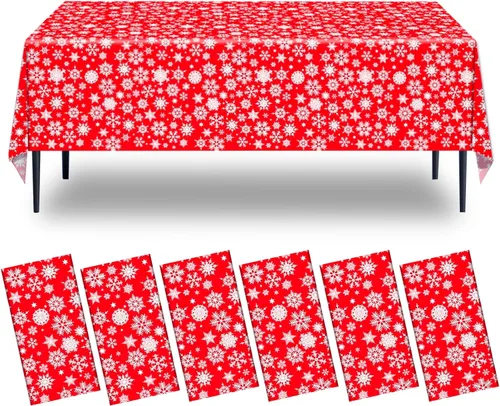 Vista 14 de Paquete de 2 manteles a cuadros blancos y negros de 54 x 108 pulgadas, desechables, de plástico, con bandera de carreras, impermeable, rectangular
