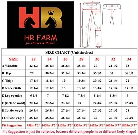 Vista 5 de HR Farm - Pantalones de montar a caballo para mujer, con agarre de silicona
