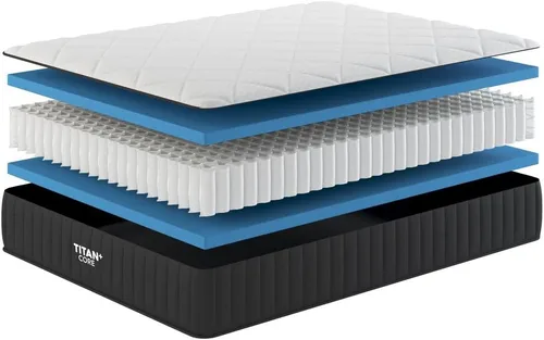 Vista 3 de Brooklyn Bedding Colchón tamaño individual Titan de 12 pulgadas Alivio de presión