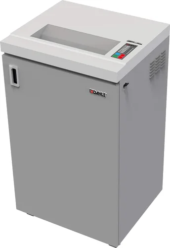Vista 10 de Dahle PowerTEC 707 PS Paper Shredder, P-7 Super Micro Cut, NSA/CSS 02-01 for Top-Secret Documents, Jam Protection, Auto Oiler, 3.5 HP, 11 Sheet Max