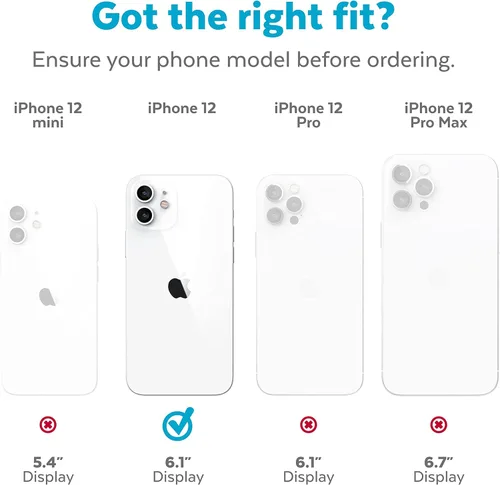 Vista 7 de Speck Productos Presidio Edition Funda para iPhone 12, iPhone 12 Pro, transparente/transparente/floral tropical