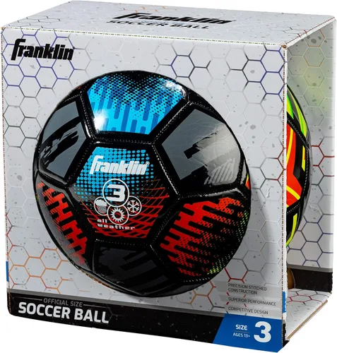 Vista 9 de Franklin Sports - Pelotas de fútbol Mystic - Juegos de pelota de fútbol y bomba de aire - Pelotas de fútbol de múltiples tamaños - Cubierta suave