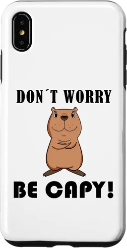 Vista 7 de iPhone 15 Capybara Sayings Rodent Water Pig Case