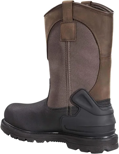 Vista 8 de Carhartt - Bota de trabajo impermeable Wellington con puntera suave de 11 pulgadas para hombre Heritage