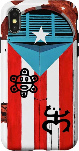 Vista 5 de Funda con diseño de bandera de Puerto Rico Coqui Sun Taíno, Boricua Pride Cover Case para iPhone 17
