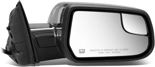 Vista 9 de DNA Motoring OEM-MR-GM1320476 Cubierta cromada Lado Izquierdo Ajuste de Potencia Retrovisor Plegable Calentado Espejo Retrovisor Compatible