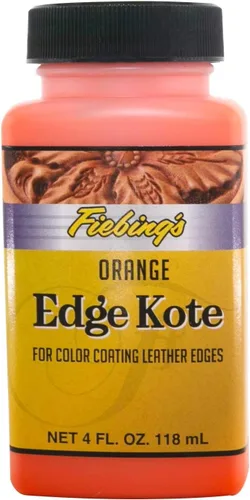 Vista 4 de Fiebing's Edge Kote 4 Fl Oz - Azul - para Colorear Bordes de Cuero en Bolsos, Carteras, Zapatos, Fundas, etc