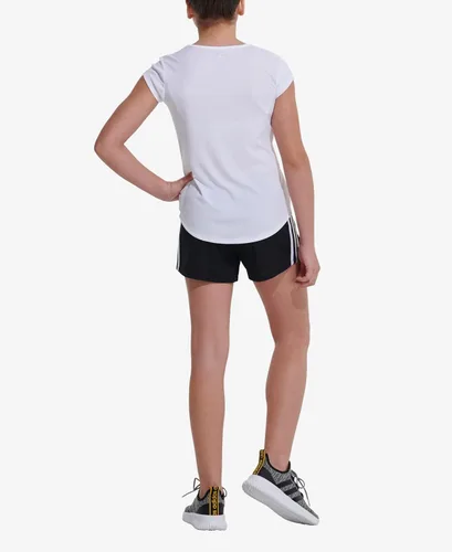 Vista 6 de adidas Pantalón corto de malla Pacer Big 3 Stripe para niña
