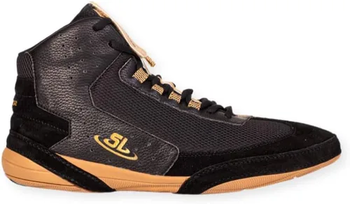 Vista 3 de ScrapLife Wrestling Ascend One Wrestling Shoes Negro y rojo Calidad premium Elección de luchadores.