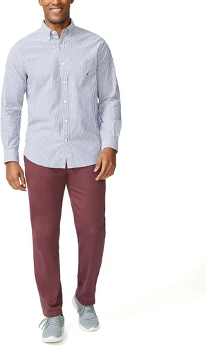 Vista 2 de Nautica - Camisa clásica para hombre, manga larga, con botones y elástica