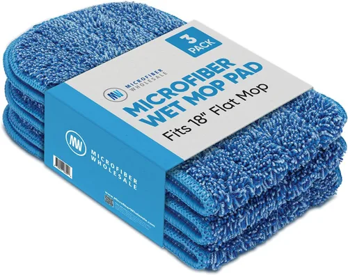 Vista 12 de Microfiber Wholesale Almohadilla de microfibra absorbente de 18 pulgadas, reutilizable, lavable a máquina, repuestos (paquete de 2)