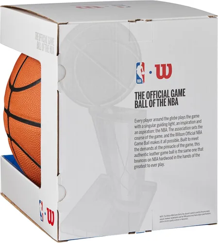 Vista 11 de Wilson Baloncesto Oficial de Juego de la NBA - Marrón, Talla 7-29.5