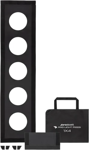 Vista 7 de Westcott Pro Light Mods - Accesorio rápido de softbox simulando luces de estadio, accesorio de iluminación de escenario, iluminación de moda