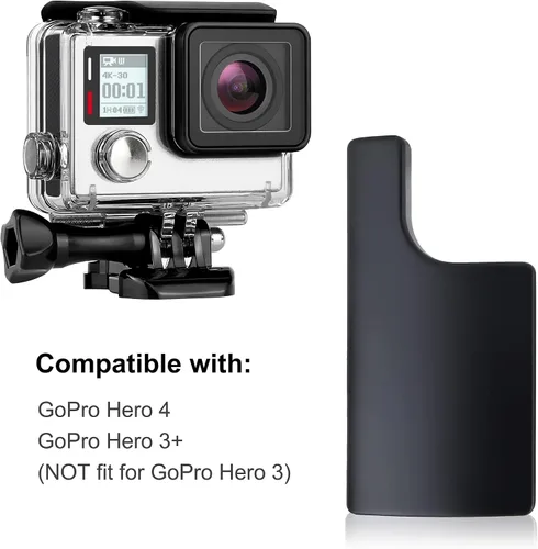Vista 5 de SOONSUN Paquete de 2 hebillas de repuesto para GoPro Hero 4, Hero3+ estándar impermeable y carcasa de esqueleto
