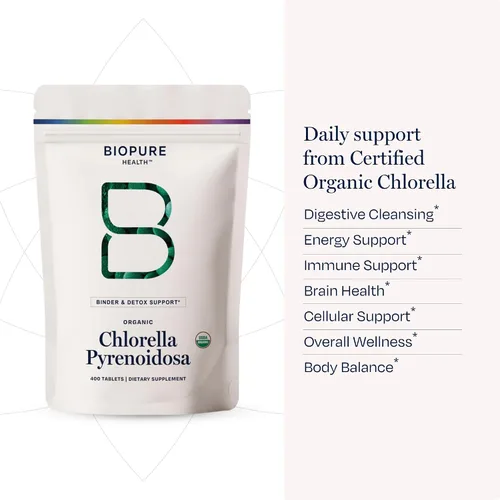 Vista 6 de BioPure Chlorella Pyrenoidosa – 400 Tabletas