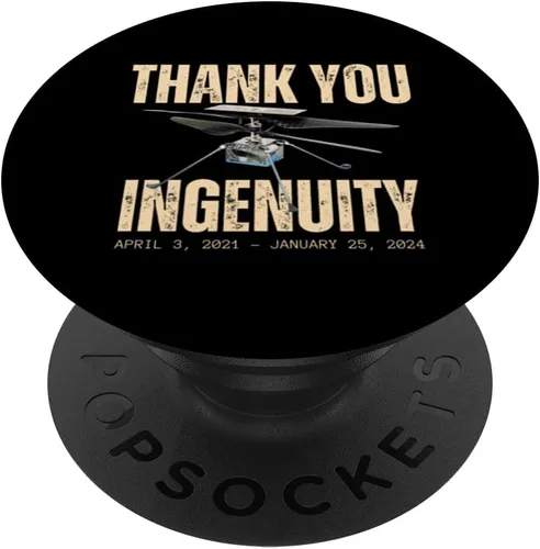 Vista 6 de Thank You Mars Helicopter Ingenuity PopSockets MagSafe PopGrip for iPhone