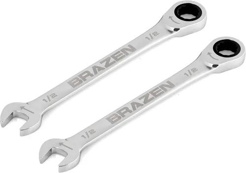 Vista 5 de BRAZEN Paquete de cinco llaves de trinquete de 1/2" (estándar)