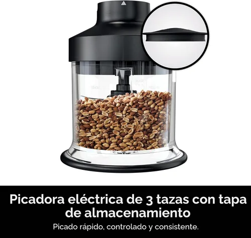 Vista 5 de Ninja XSKKITCHPR Foodi Power Chopper - Cuenco para procesador de alimentos de 3 tazas, para sistema mezclador de potencia Ninja (Serie CI100)